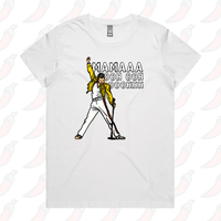 XS / White / Large Front Design Mummaaaaa 🎙️ - Women's T Shirt