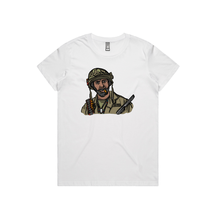 XS / White / Large Front Design Never Go Full Retard 💥 - Women's T Shirt