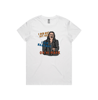 XS / White / Large Front Design Oh Hi Mark 👋🏻 - Women's T Shirt