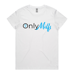 XS / White / Large Front Design Only Milfs 👩‍👧‍👦👀 – Women's T Shirt