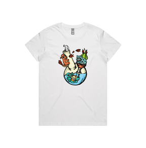 XS / White / Large Front Design Pokebong 🦎 - Women's T Shirt