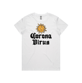 XS / White / Large Front Design Rona Beer 🍺 - Women's T Shirt