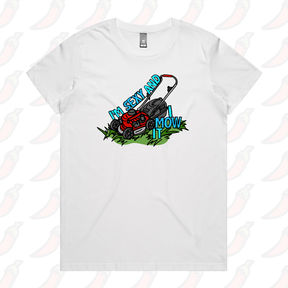 XS / White / Large Front Design Sexy And I Mow It 😘 🌾 – Women's T Shirt