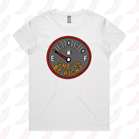 XS / White / Large Front Design She’ll Be Right Fuel 🤷⛽ – Women's T Shirt
