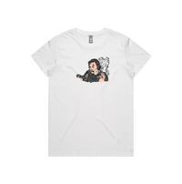 XS / White / Large Front Design Smokin' Elon 💨 - Women's T Shirt