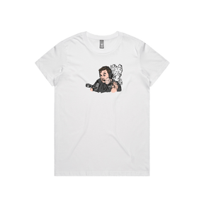XS / White / Large Front Design Smokin' Elon 💨 - Women's T Shirt