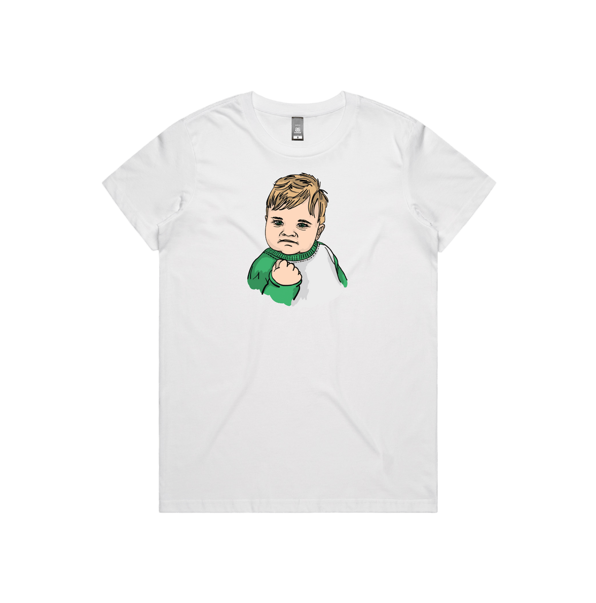 XS / White / Large Front Design Success Kid ✊ - Women's T Shirt