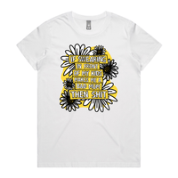 XS / White / Large Front Design Sweary Mum 🤬🎀 – Women's T Shirt