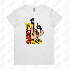 XS / White / Large Front Design Tai Shoey Vasa 👟🥊 – Women's T Shirt