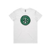 XS / White / Large Front Design Wake & Bake 🚬 - Women's T Shirt