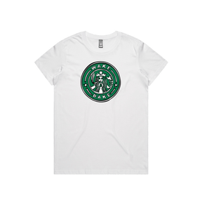 XS / White / Large Front Design Wake & Bake 🚬 - Women's T Shirt
