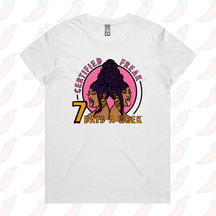 XS / White / Large Front Design WAP 😻 - Women's T Shirt