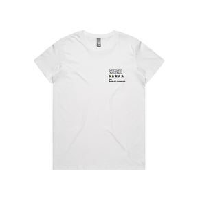 XS / White / Small Front Design 2020 Review ⭐ - Women's T Shirt