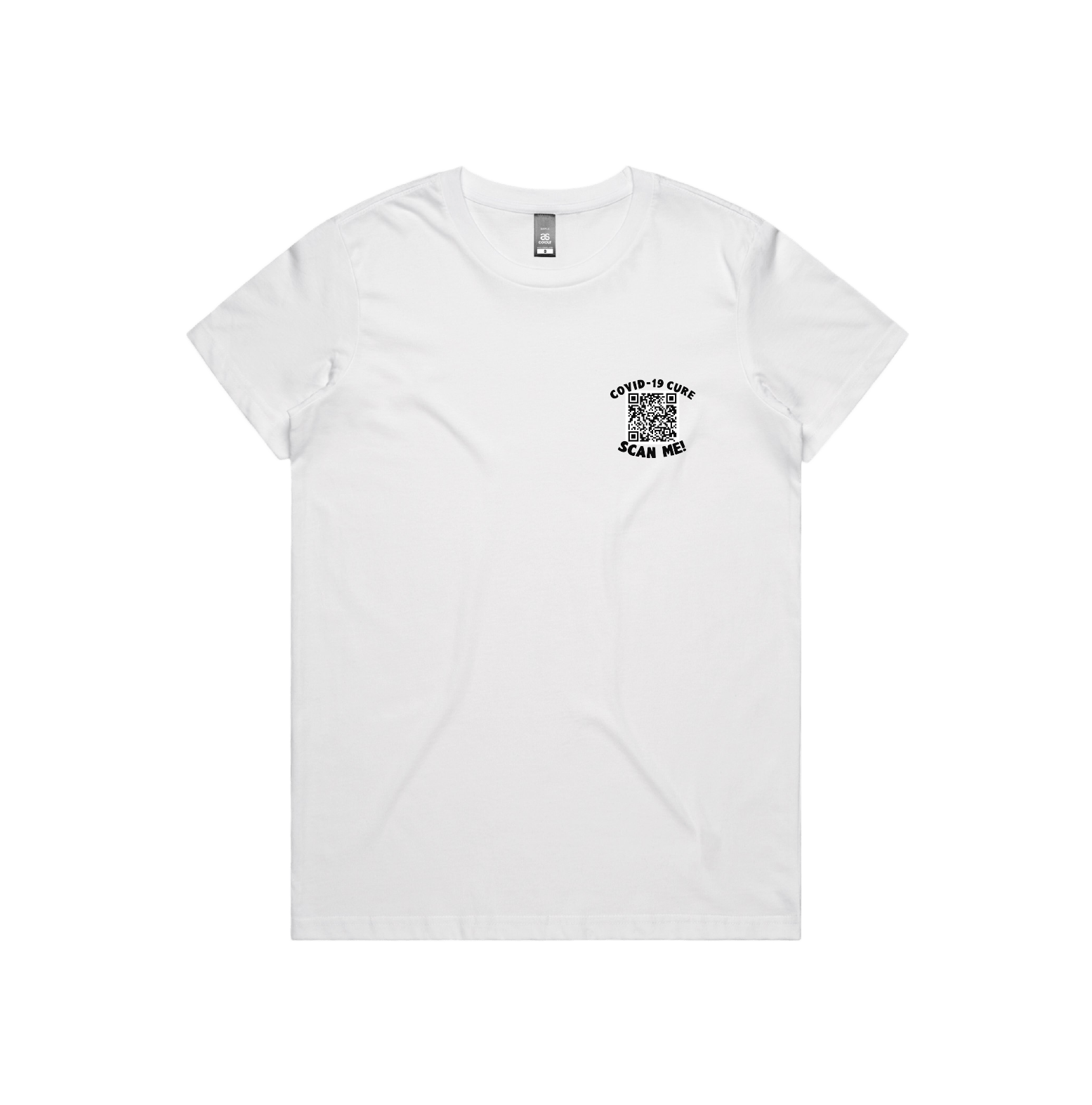 XS / White / Small Front Design Big Barry UNCENSORED QR Prank 🍆 - Women's T Shirt