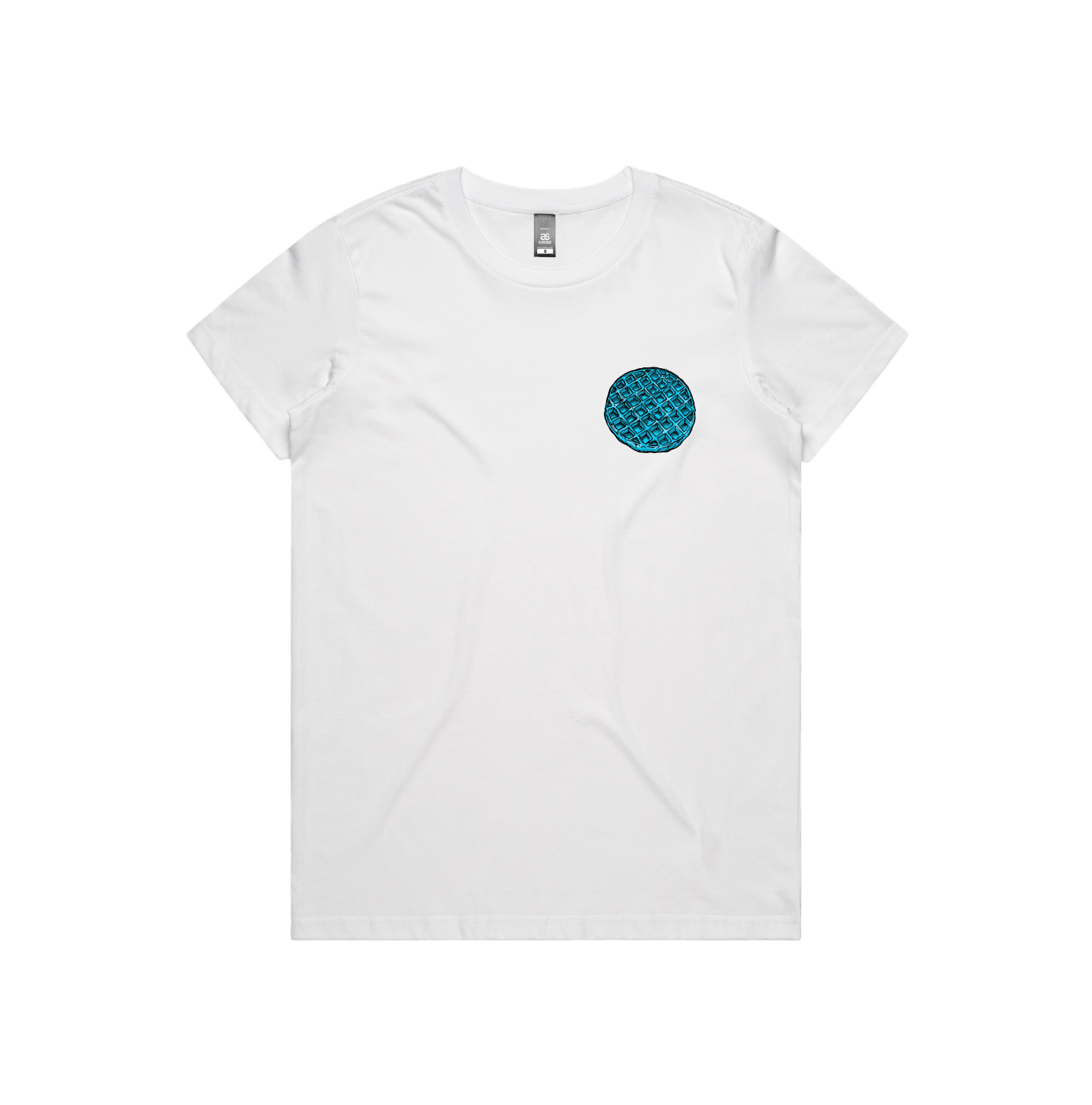 XS / White / Small Front Design Blue Waffle 🧇🤮 - Women's T Shirt