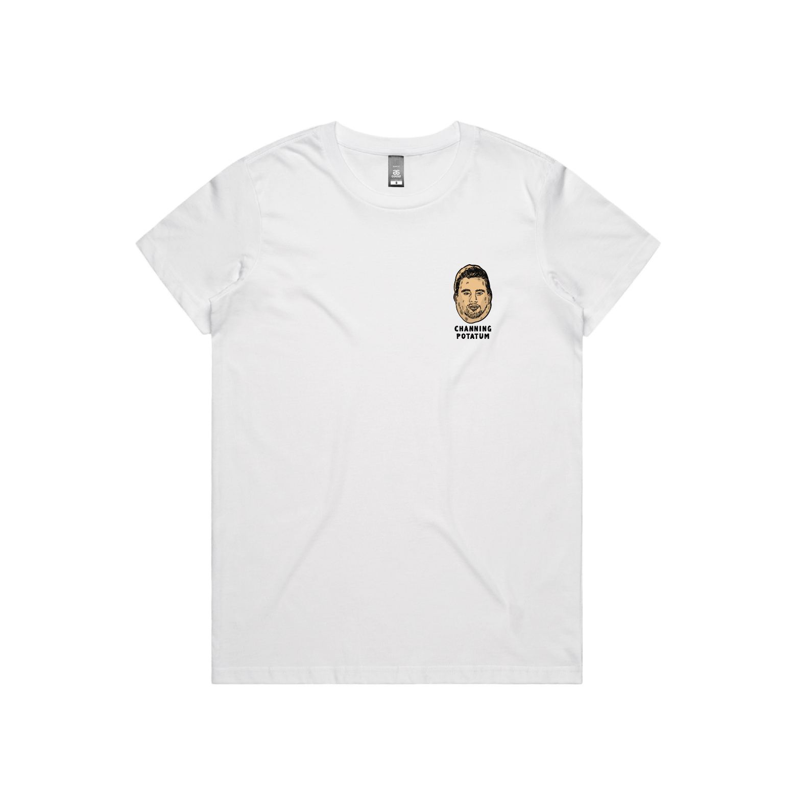 XS / White / Small Front Design Channing Potatum 🥔 - Women's T Shirt