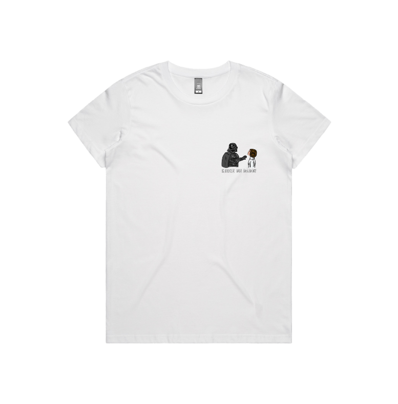XS / White / Small Front Design Choke Me Daddy 😲 - Women's T Shirt