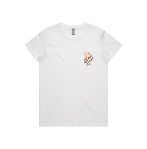 XS / White / Small Front Design Circle Game 👊 - Women's T Shirt