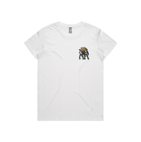 XS / White / Small Front Design Coffin Dance ⚰️ - Women's T Shirt