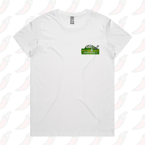 XS / White / Small Front Design Dad’s Mowing Company 👍 –  Women's T Shirt