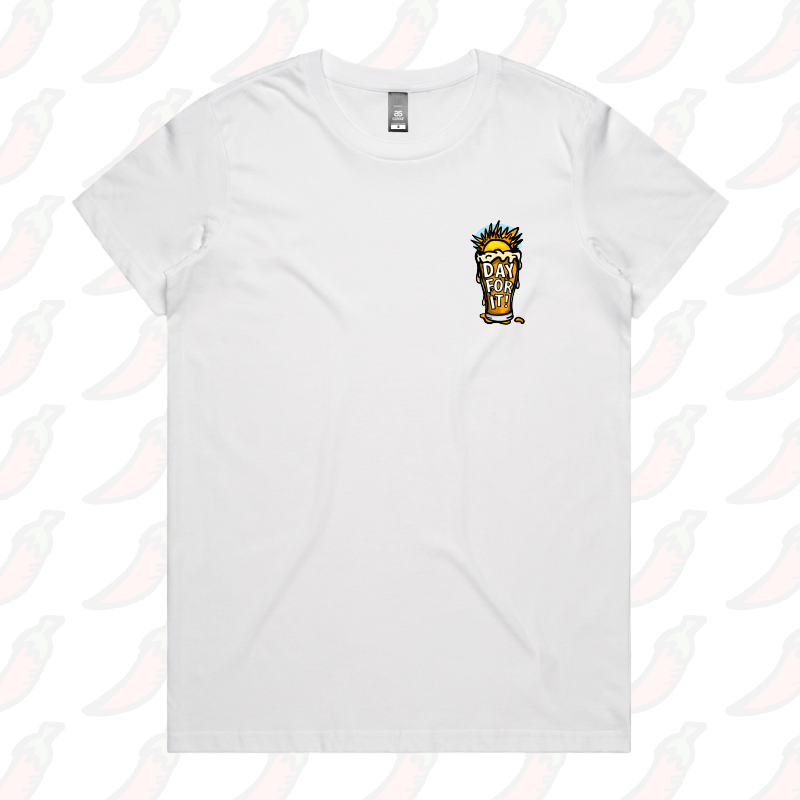 XS / White / Small Front Design Day For It ☀️ - Women's T Shirt