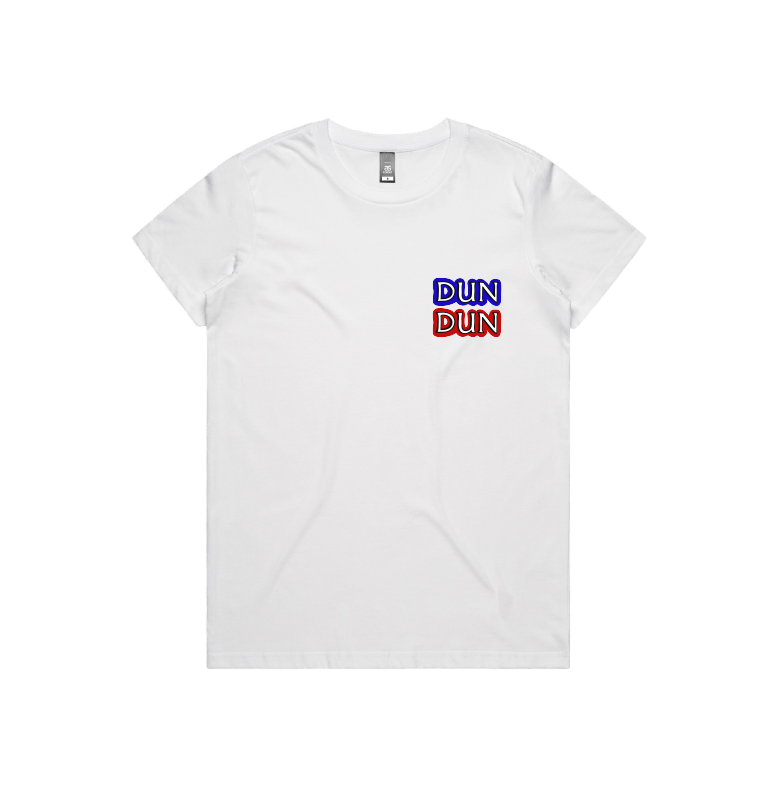 XS / White / Small Front Design Dun Dun 🚔 - Women's T Shirt