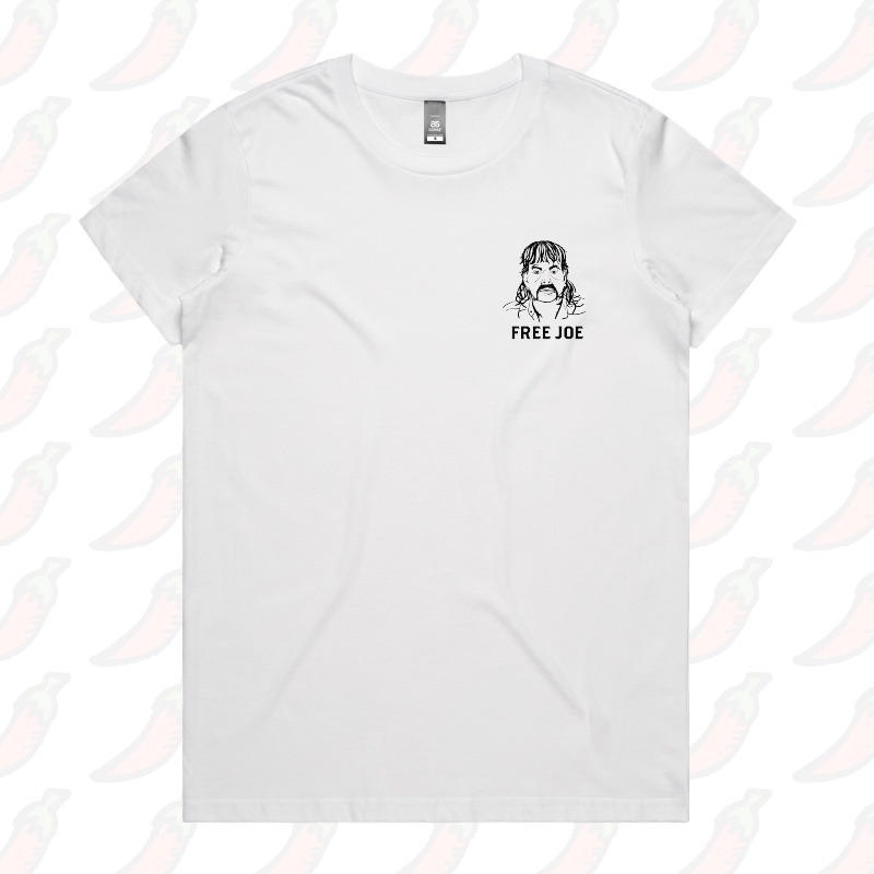XS / White / Small Front Design Free Joe 🚔 - Women's T Shirt