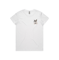 XS / White / Small Front Design Grumpy Cat! 😾 - Women's T Shirt