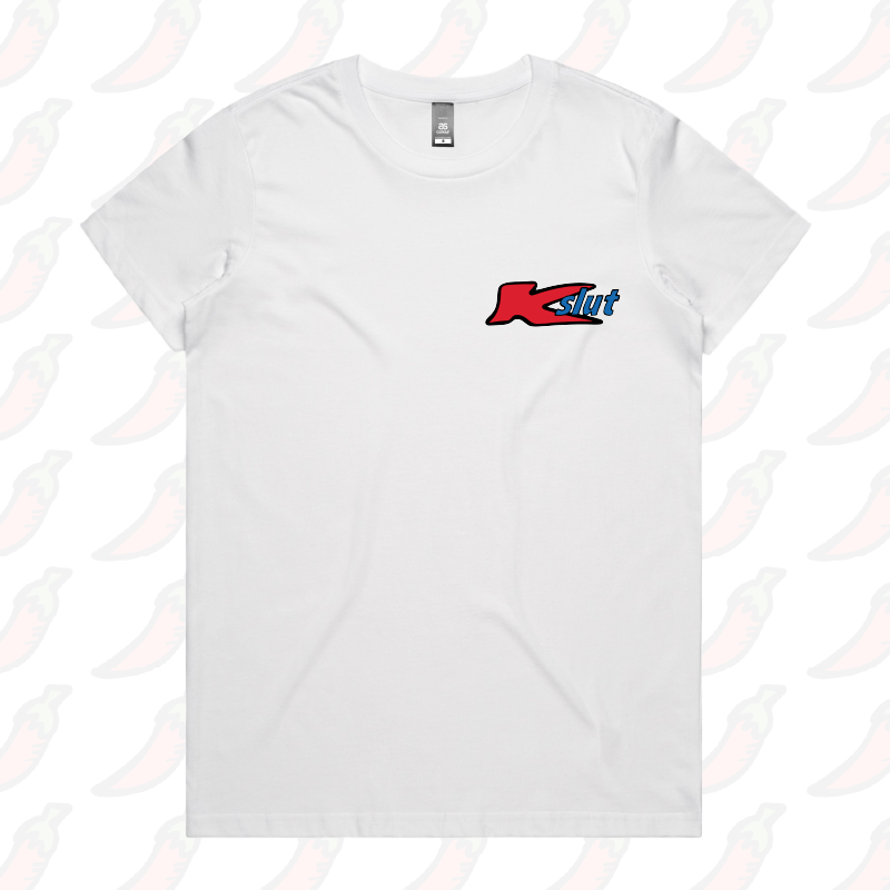 XS / White / Small Front Design Klut 🛍️ - Women's T Shirt