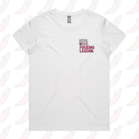 XS / White / Small Front Design Mum. Wife. Legend 🏅 - Women's T Shirt