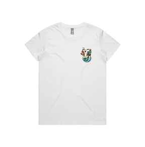 XS / White / Small Front Design Pokebong 🦎 - Women's T Shirt