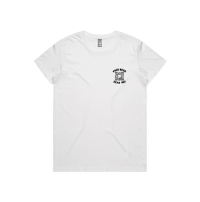 XS / White / Small Front Design Rick Roll QR Prank 🎵 - Women's T Shirt