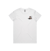 XS / White / Small Front Design Smokin' Elon 💨 - Women's T Shirt