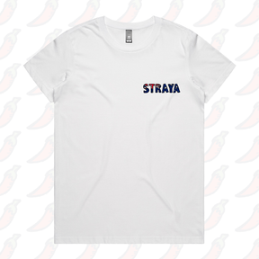 XS / White / Small Front Design Straya 🐨 - Women's T Shirt