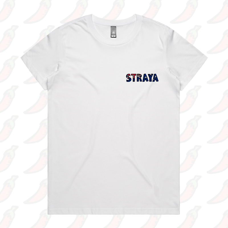 XS / White / Small Front Design Straya 🐨 - Women's T Shirt