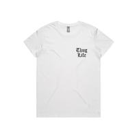 XS / White / Small Front Design Thug Life 🖕🏾 - Women's T Shirt