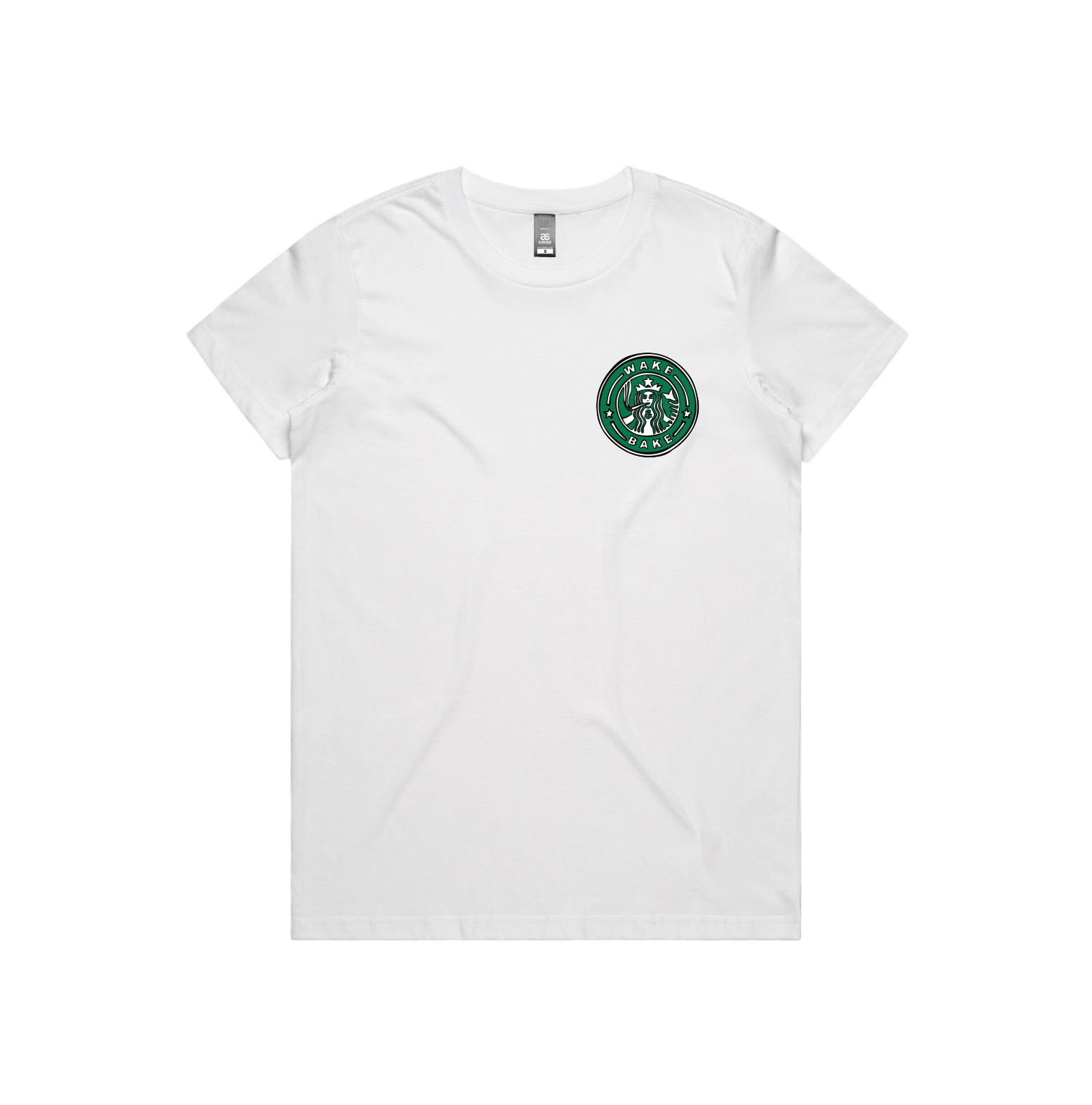 XS / White / Small Front Design Wake & Bake 🚬 - Women's T Shirt