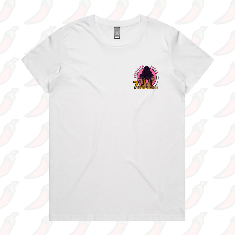 XS / White / Small Front Design WAP 😻 - Women's T Shirt