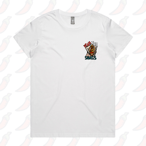 XS / White / Small Front Design Yeah the Snags! (YTS!) 🌭 - Women's T Shirt