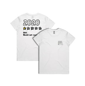 XS / White / Small Front & Large Back Design 2020 Review ⭐ - Women's T Shirt