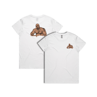 XS / White / Small Front & Large Back Design Big Barry 🍆 - Women's T Shirt