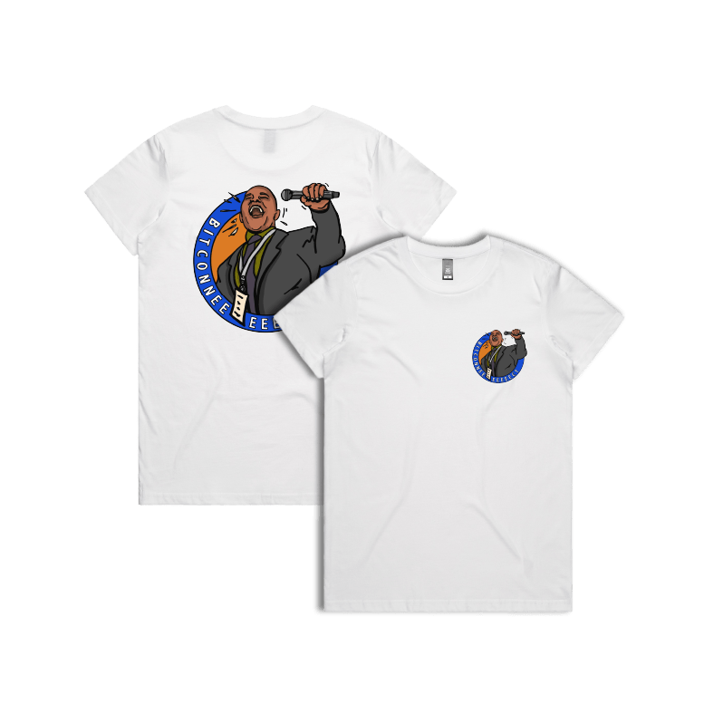 XS / White / Small Front & Large Back Design Bitconnect 🎤 - Women's T Shirt