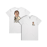 XS / White / Small Front & Large Back Design Boom Boyle 🚨 - Women's T Shirt