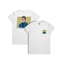 XS / White / Small Front & Large Back Design Cool Cool Cool 👮‍♂️ - Women's T Shirt