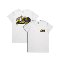 XS / White / Small Front & Large Back Design Jabba The Slut ⛓️ - Women's T Shirt
