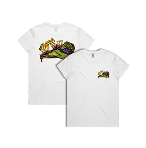 XS / White / Small Front & Large Back Design Jabba The Slut ⛓️ - Women's T Shirt
