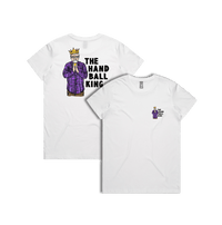 XS / White / Small Front & Large Back Design K Rudd Handball King 👑 - Women's T Shirt