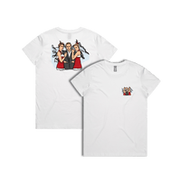 XS / White / Small Front & Large Back Design Love Actually 💖 - Women's T Shirt