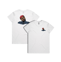 XS / White / Small Front & Large Back Design Make America Yeezy Again 🦅 - Women's T Shirt