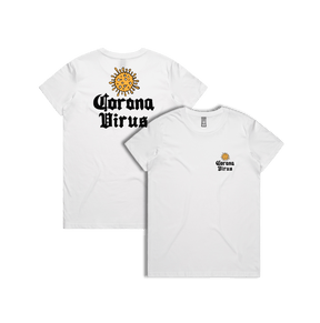 XS / White / Small Front & Large Back Design Rona Beer 🍺 - Women's T Shirt